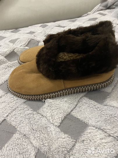 Чуни из натурального меха