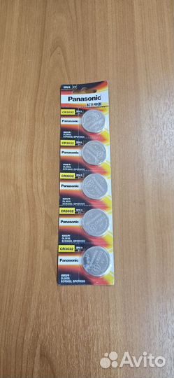 Кнопочный Элемент Питания Panasonic CR3032 (3V) дл