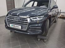 Audi Q5 2.0 AMT, 2020, битый, 14 500 км, с пробегом, цена 3 600 000 руб.