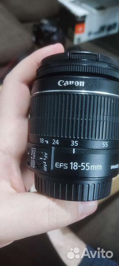 Фотоаппарат canon 1100d kit18-55 обьектив