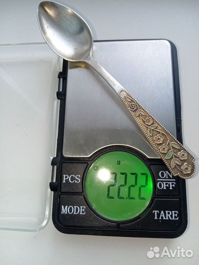 Серебряная чайная ложка