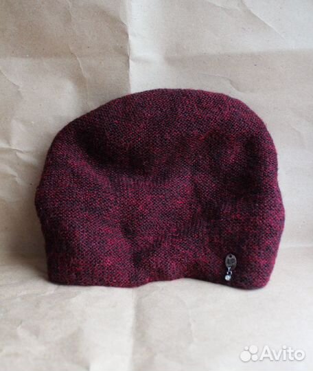 Шапка бордовая (шерсть/альпака) la Planda