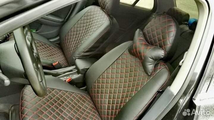 Чехлы на сидения Mitsubishi lancer 9 экокожа ромб