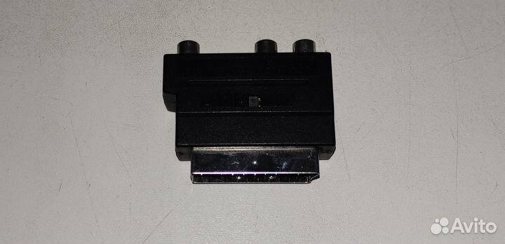 Переходник scart (папа) - 3RCA (мама)