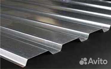 Забор из профнастила, цинк