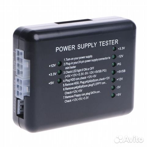 Тестер блока питания ATX с ЖК дисплеем