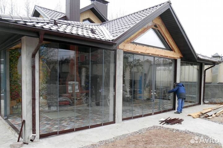 Безрамное остекление