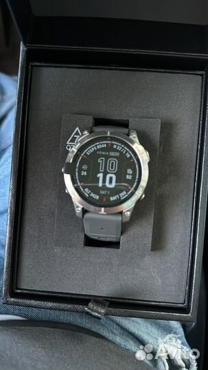 Garmin fenix 7 pro sapphire solar кожаный ремешок