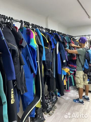 Гидрокостюм женский мужской укороченный детский