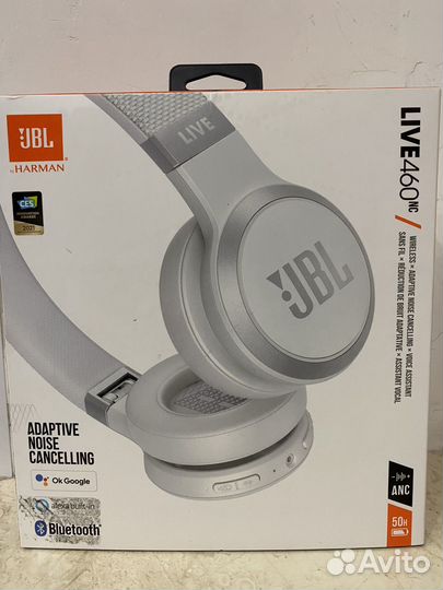 Наушники беспроводные JBL Live 460NC white