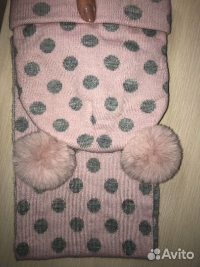 Комплект шапка, шарф