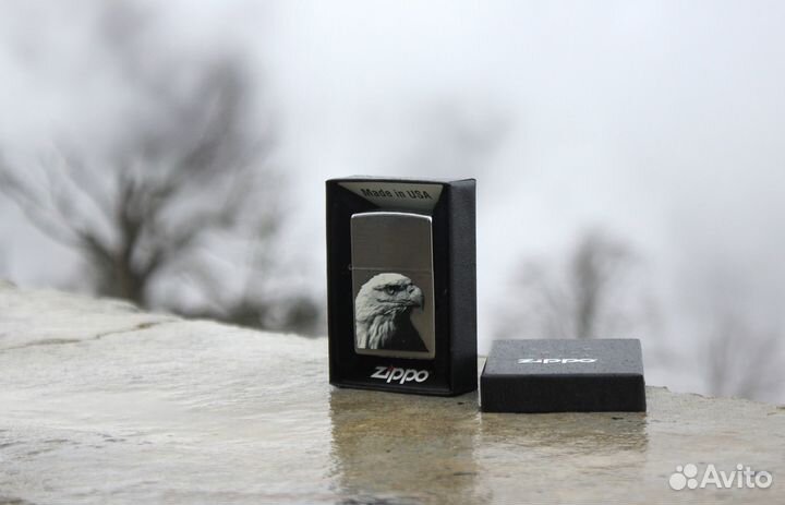 Зажигалка zippo 24647 eagle head с орлом
