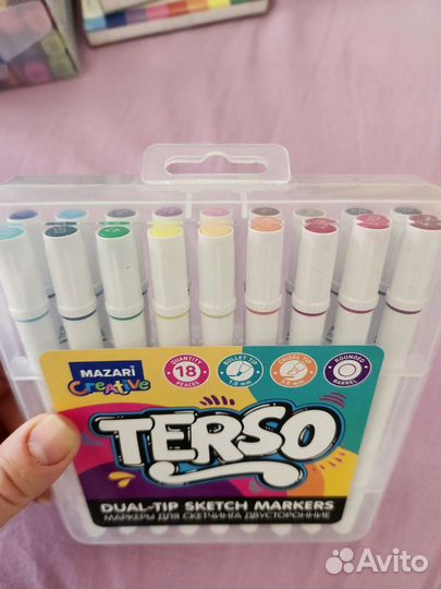 Маркеры акриловые корея, скетч маркеры, капилярные