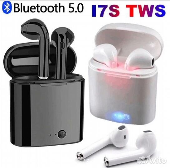 Беспроводные наушники i7s tws, Bluetooth 5,0