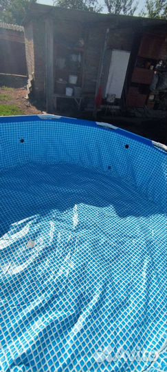 Каркасный бассейн intex бу