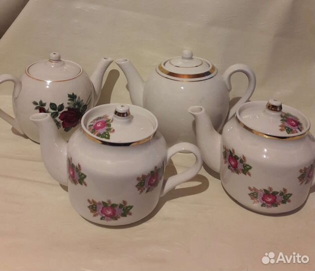 Чайник заварочный фарфоровый новый