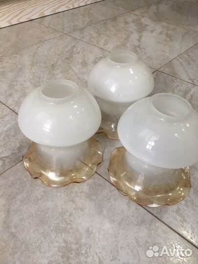 Плафоны для люстры 3 шт