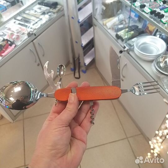 Набор туристический ложкой вилка-нож