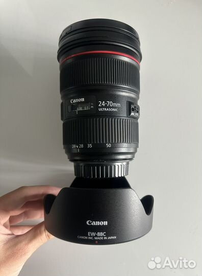 Объектив canon ef 24 70mm f 2.8l ii usm