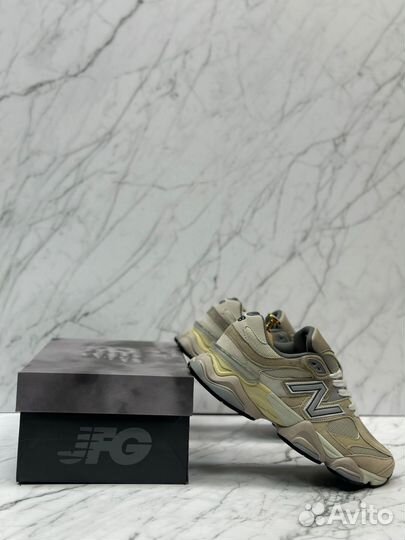 Гарантия&New Balance 9060: Бежевый Шик