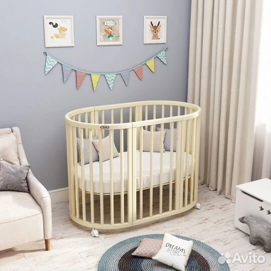 Детская раздвижная кровать / детская кровать новая