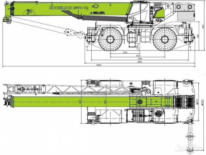 Zoomlion ZRT1100, 2024