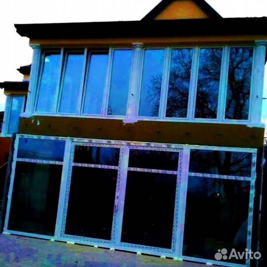 Пластиковые окна. остекление коттеджей