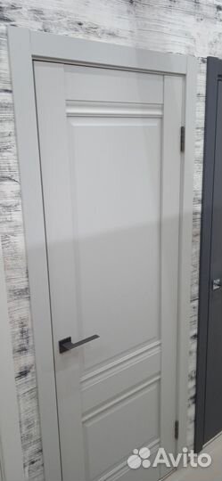 Двери межкомнатные серые