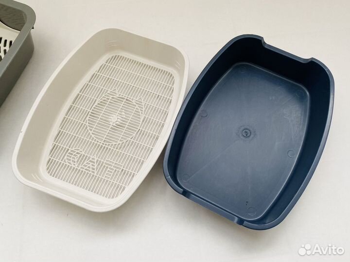 Туалет лоток для кошек котят собак с бортиками