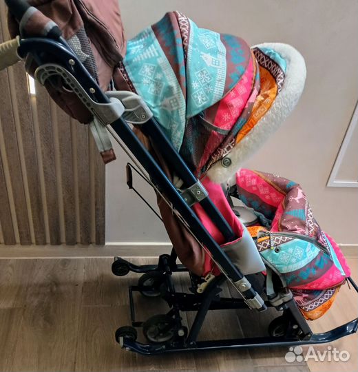 Санки коляска nika kids