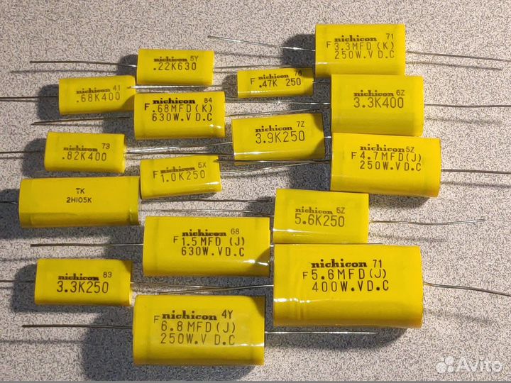 Конденсаторы: пленочные, слюда, масло, керамика