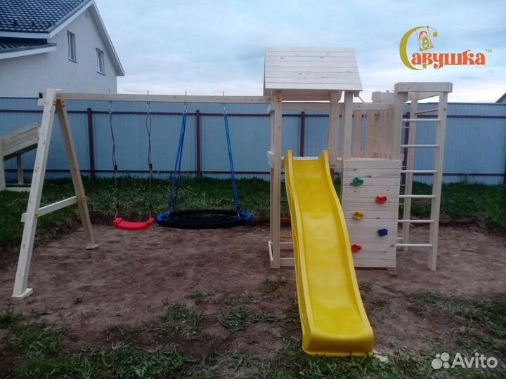 Детский игровой домик Савушка 4 сезона Мастер 10