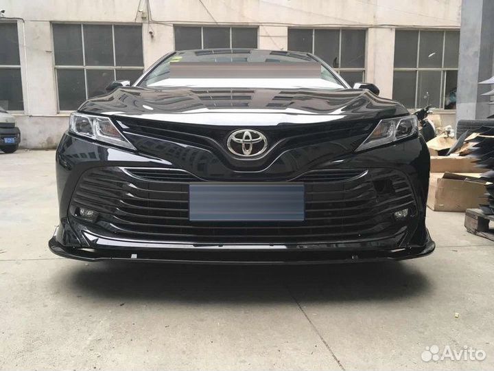 Camry 70 Сплиттер Губа Диффузор бампера L5LH6