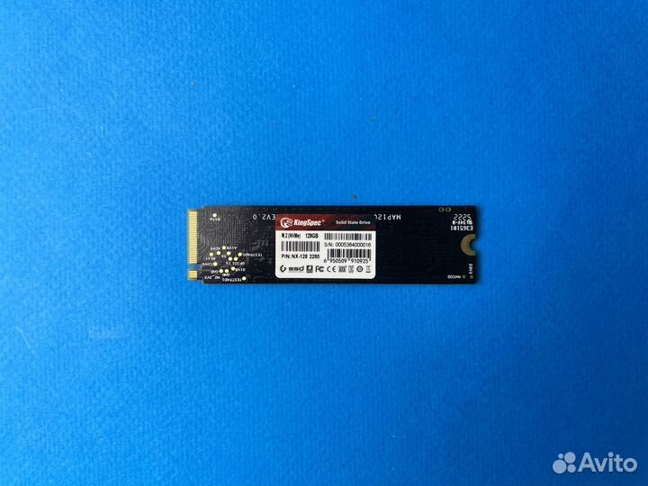 SSD диск 128 GB M.2 2280 KingSpec NVMe PCIe