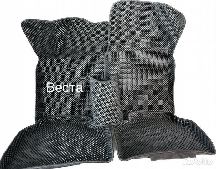 Коврики эва ева eva 3d с бортами лада