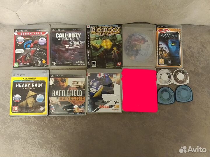 Набор игр PS3 и PSP