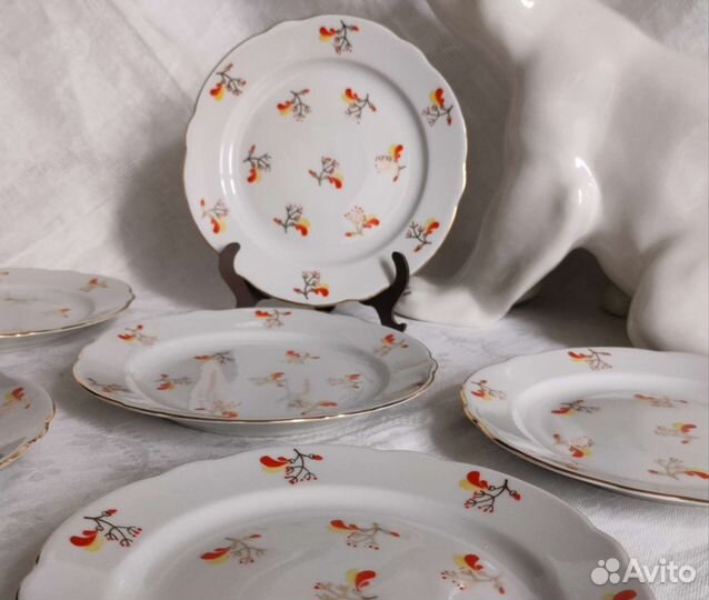 Чайные пары,сервиз и др предметы лфз