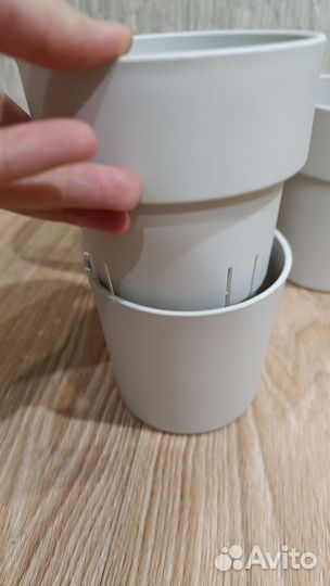 Кашпо для фитильного полива