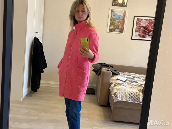 Пальто весеннее 44 шерсть