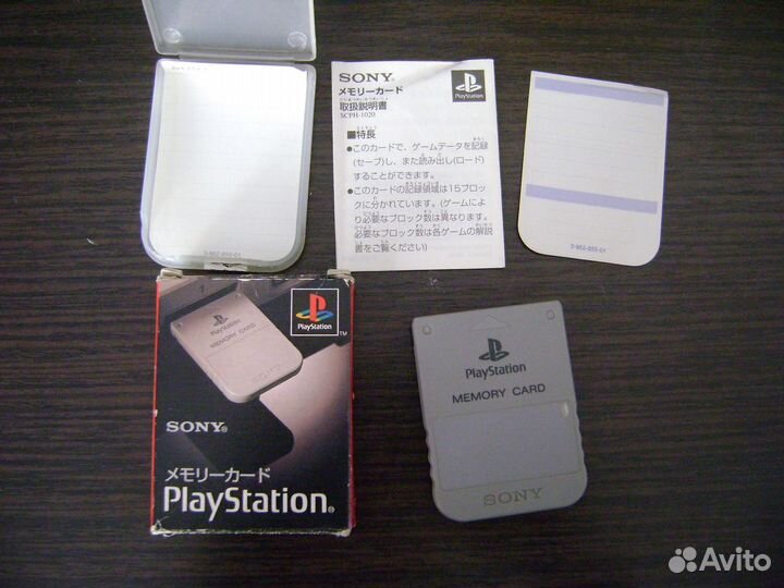 Ориг. карты памяти Gamecube и sony ps1 Япония