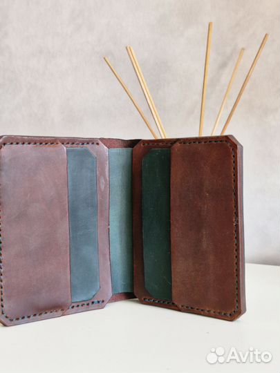 Кошелек мужской из натуральной кожи