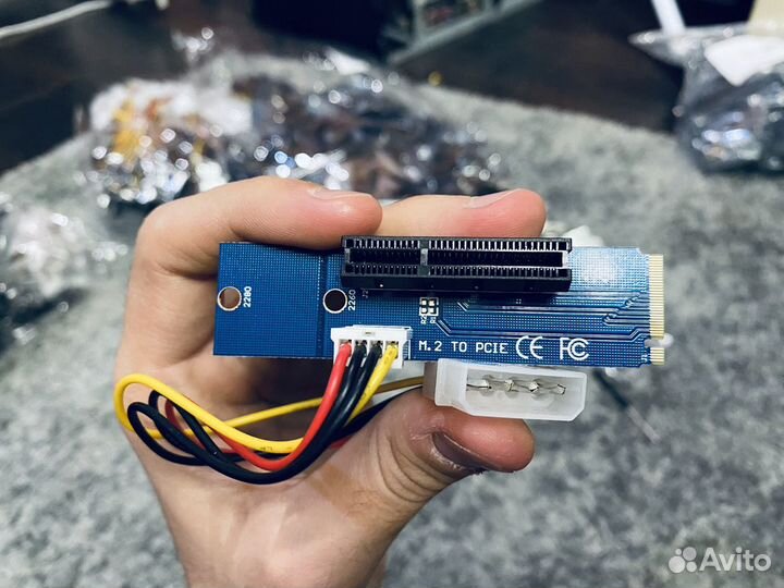 Переходник M2 на PCI-E 4x