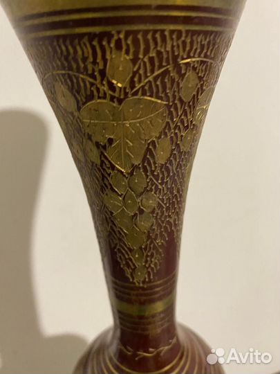 Ваза из латуни индия