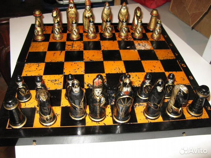 Игра Шахматы Курский сувенир карболит 1950-х г