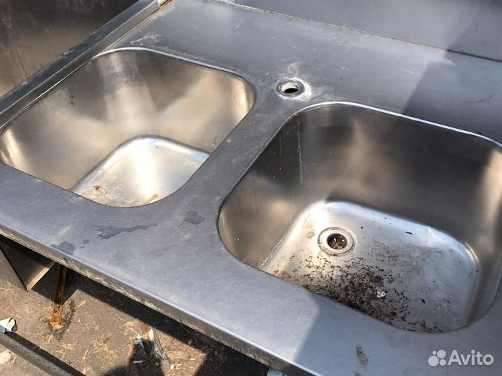 Мойка трехсекционная 202*75см