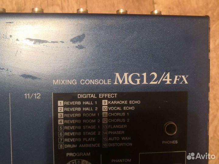 Микшерный пульт yamaha mg 12/4FX