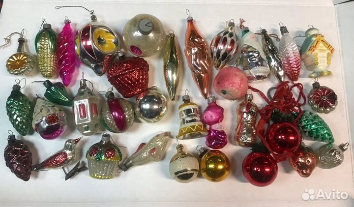 Ёлочные игрушки СССР