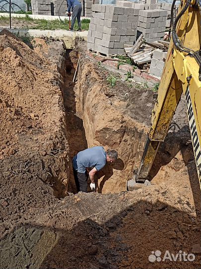 Услуги экскаватора погрузчика