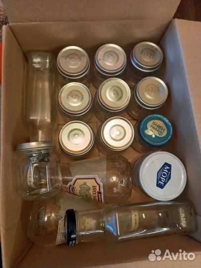 Банки стеклянные пакетом