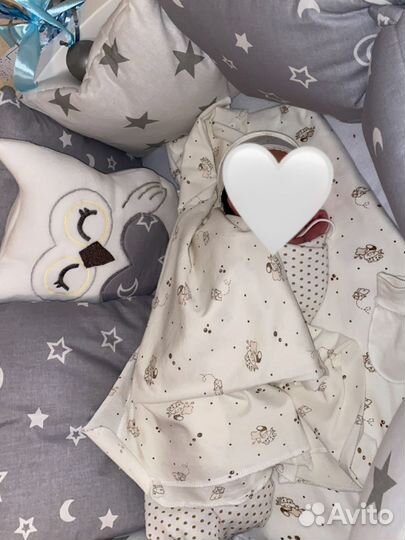 Бортики в детскую кроватку бу